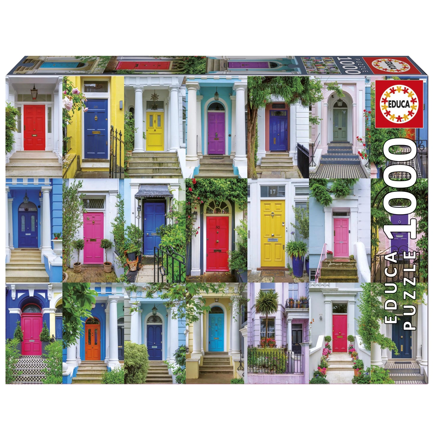 Pusle "Doors of Notting Hill" 1000 tk-w008 WHSX Jigsaw Puzzles-Brain Games OÜ