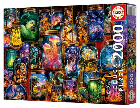 Pusle "Dreams in Jars" 2000 tk-w008 WHSX Jigsaw Puzzles-Brain Games OÜ