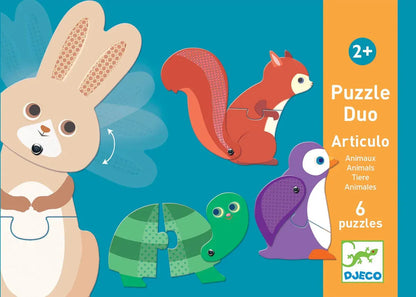 Pusle Duo "Articulo Animals" 12 tk-001 Board / Card Games-Brain Games OÜ