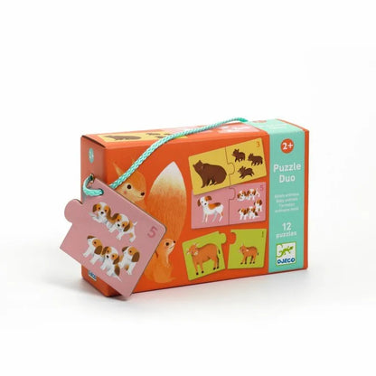 Pusle Duo "Baby animals" 24 tk-008 Jigsaw Puzzles-Brain Games OÜ