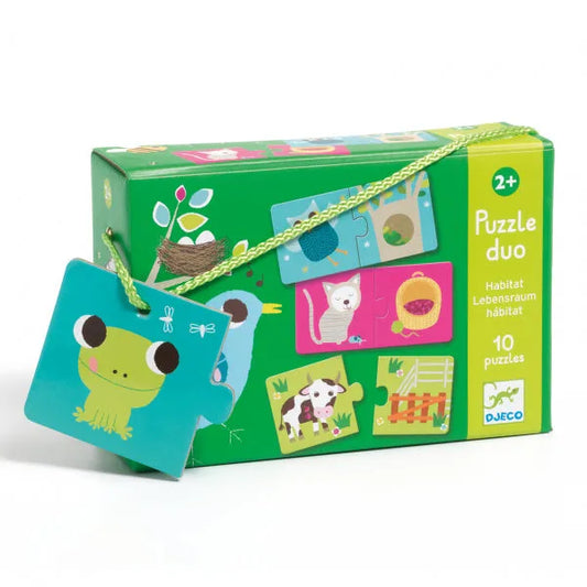 Pusle Duo "Habitat" 20 tk-008 Jigsaw Puzzles-Brain Games OÜ