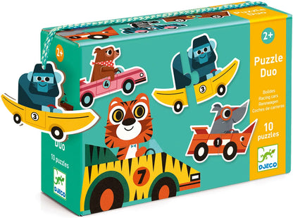 Pusle Duo "Racing cars" 20 tk-011 Creativity & Brain Teasers-Brain Games OÜ