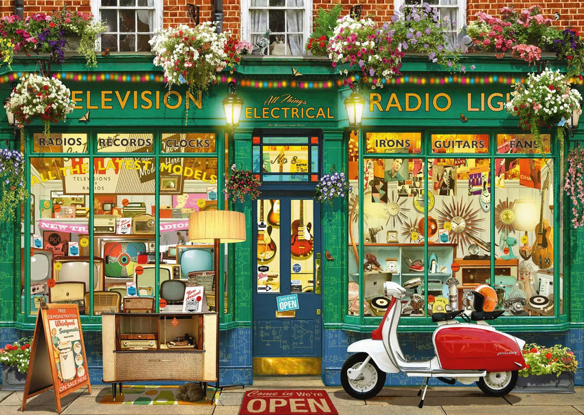 Pusle "Electronics shop" 1000 tk-w008 WHSX Jigsaw Puzzles-Brain Games OÜ