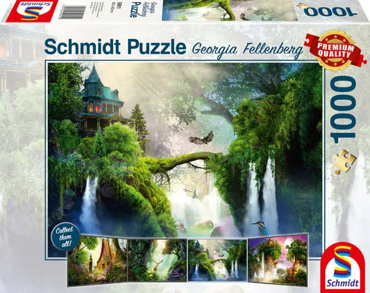 Pusle "Enchanted spring" 1000 tk-w008 WHSX Jigsaw Puzzles-Brain Games OÜ