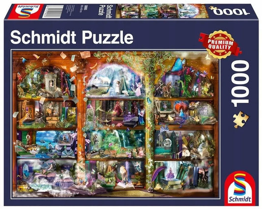 Pusle "Fairytale magic" 1000 tk-w008 WHSX Jigsaw Puzzles-Brain Games OÜ