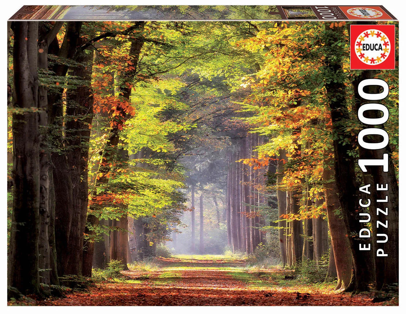 Pusle "Fall Walkway" 1000 tk-w008 WHSX Jigsaw Puzzles-Brain Games OÜ
