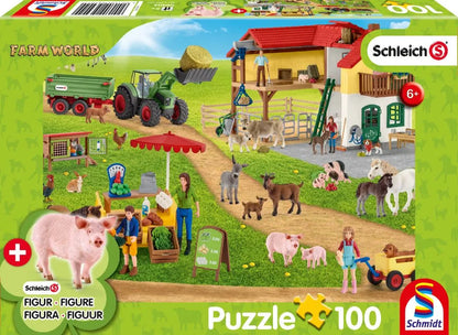 Pusle "Farm World: Farm and farm shop" 100 tk-w008 WHSX Jigsaw Puzzles-Brain Games OÜ