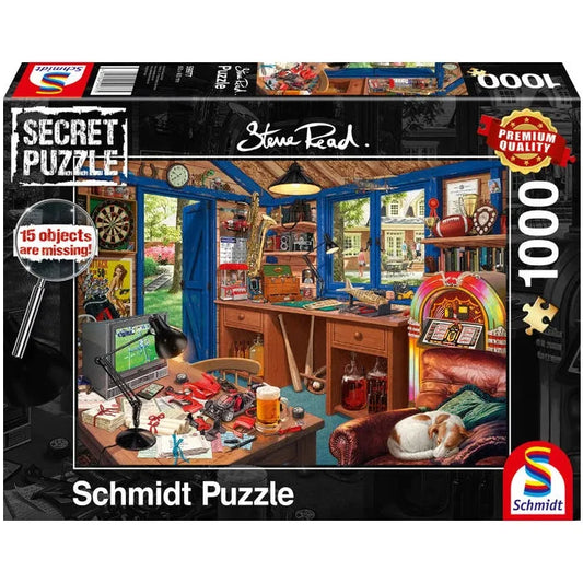 Pusle "Father's Workshop" 1000 tk-w008 WHSX Jigsaw Puzzles-Brain Games OÜ