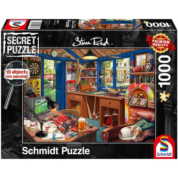 Pusle "Father's Workshop" 1000 tk-w008 WHSX Jigsaw Puzzles-Brain Games OÜ