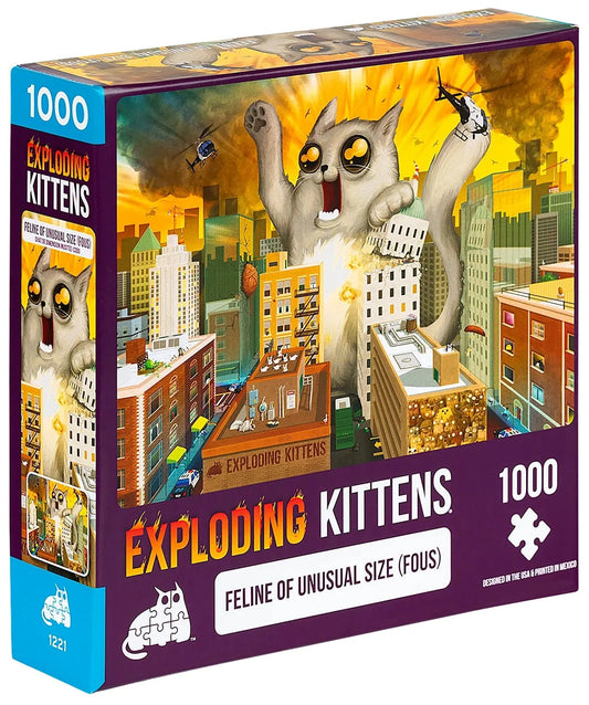 Pusle "Feline of Unusual Size" 1000 tk-w008 WHSX Jigsaw Puzzles-Brain Games OÜ