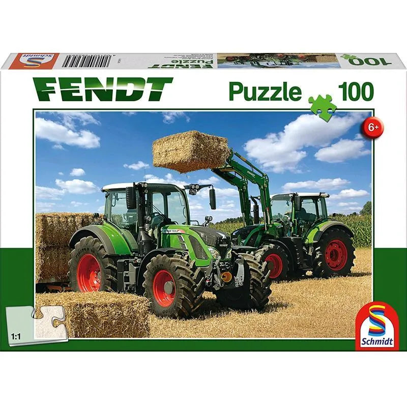 Pusle "Fendt Traktorid" 100 tk-w008 WHSX Jigsaw Puzzles-Brain Games OÜ