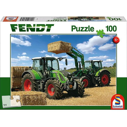 Pusle "Fendt Traktorid" 100 tk-w008 WHSX Jigsaw Puzzles-Brain Games OÜ