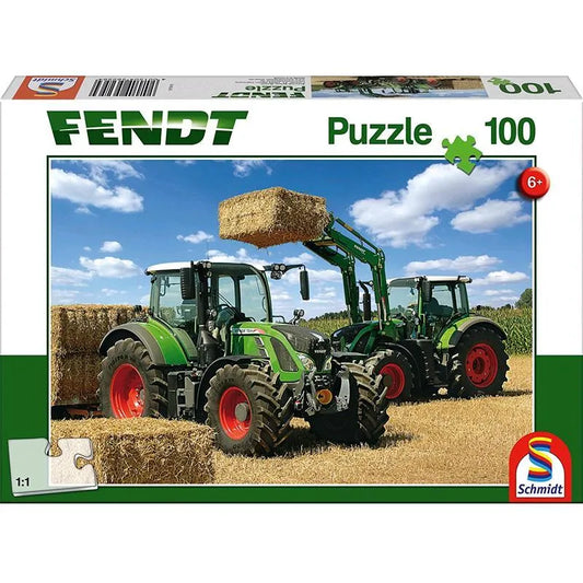 Pusle "Fendt Traktorid" 100 tk-w008 WHSX Jigsaw Puzzles-Brain Games OÜ