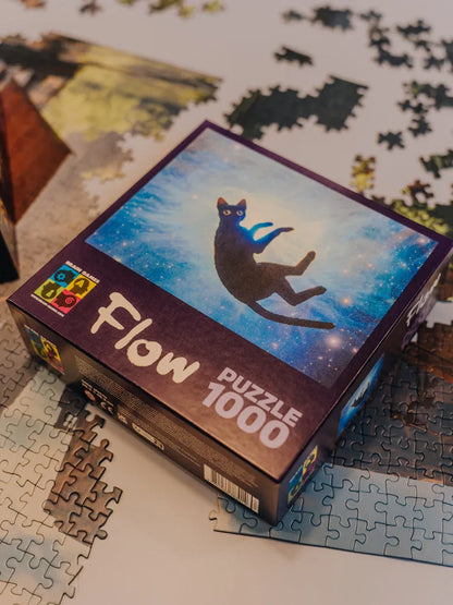 Pusle "Flow - Kass" 1000 tk-w108 WHS Jigsaw Puzzles-Brain Games OÜ