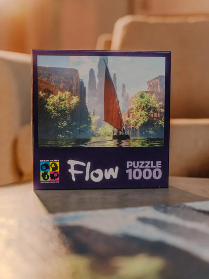 Pusle "Flow - Laevuke" 1000 tk-w108 WHS Jigsaw Puzzles-Brain Games OÜ