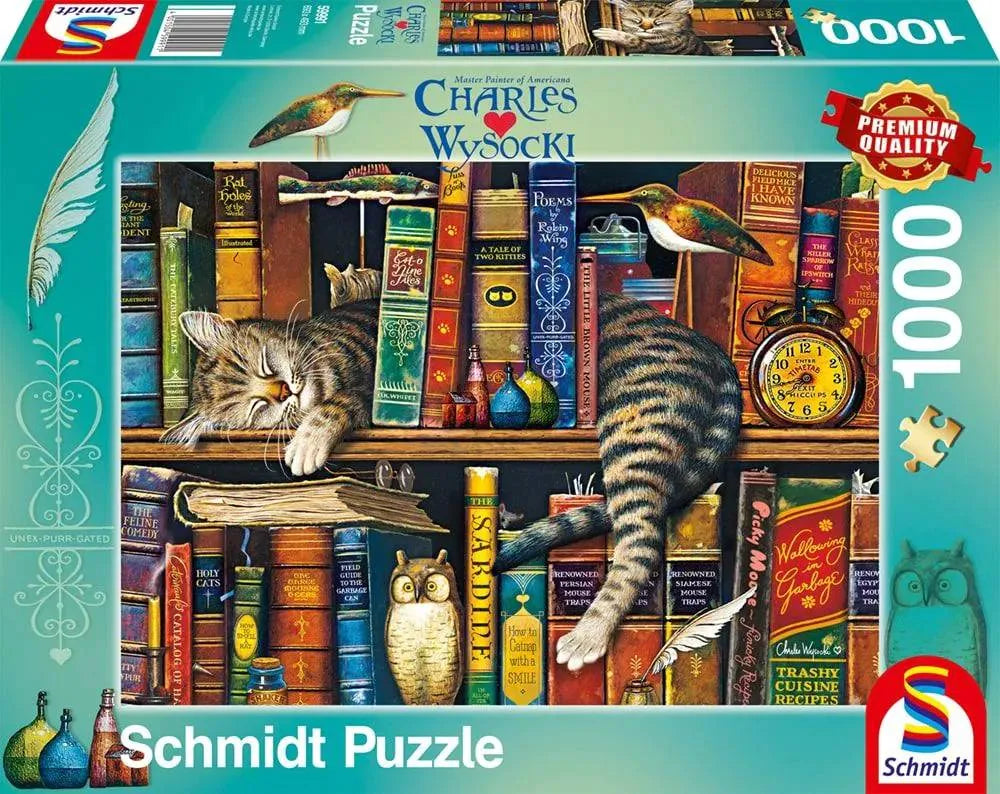 Pusle "Frederick the literate" 1000 tk-w008 WHSX Jigsaw Puzzles-Brain Games OÜ