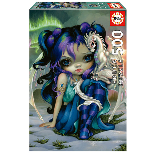 Pusle "Frost Dragonling" 500 tk-w008 WHSX Jigsaw Puzzles-Brain Games OÜ
