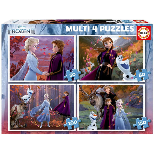 Pusle "Frozen 2" 50-80-100-150 tk-w008 WHSX Jigsaw Puzzles-Brain Games OÜ