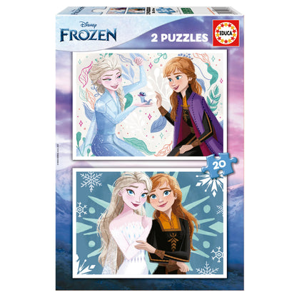 Pusle "Frozen" 2x20 tk-w008 WHSX Jigsaw Puzzles-Brain Games OÜ