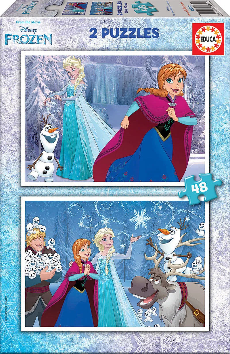 Pusle "Frozen" 2x48 tk-w008 WHSX Jigsaw Puzzles-Brain Games OÜ