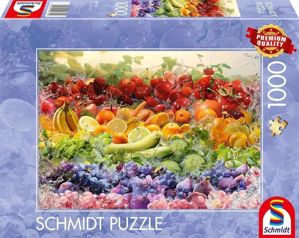 Pusle "Fruit Cocktail" 1000 tk-w008 WHSX Jigsaw Puzzles-Brain Games OÜ