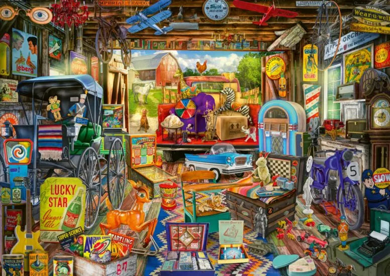 Pusle "Garage sale" 500 tk-w008 WHSX Jigsaw Puzzles-Brain Games OÜ