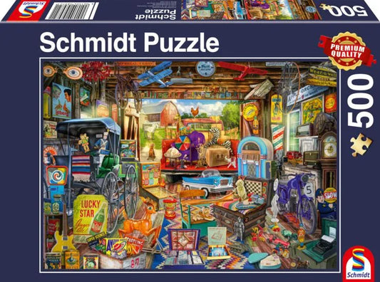 Pusle "Garage sale" 500 tk-w008 WHSX Jigsaw Puzzles-Brain Games OÜ