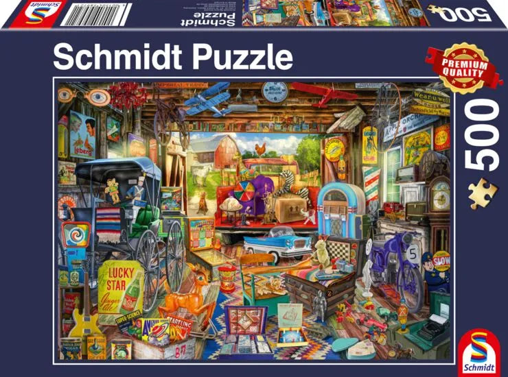 Pusle "Garage sale" 500 tk-w008 WHSX Jigsaw Puzzles-Brain Games OÜ