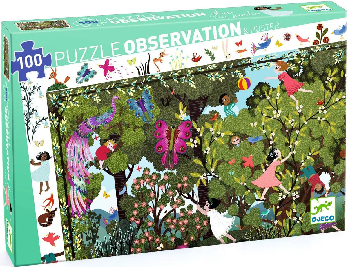 Pusle "Garden play time" 100 tk-011 Creativity & Brain Teasers-Brain Games OÜ