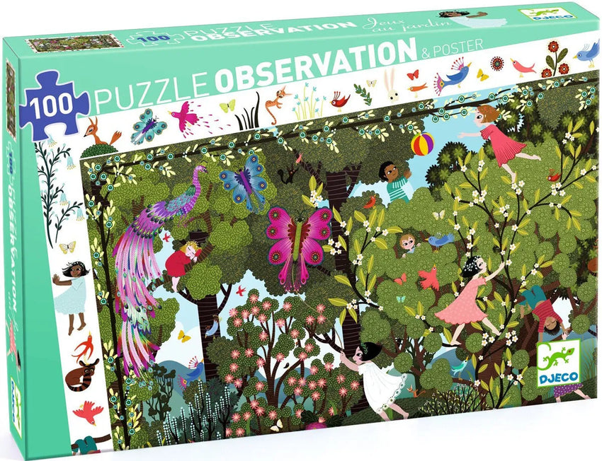 Pusle "Garden play time" 100 tk-011 Creativity & Brain Teasers-Brain Games OÜ