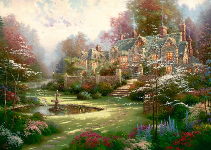 Pusle "Gardens Beyond Spring Gate" 2000-w008 WHSX Jigsaw Puzzles-Brain Games OÜ