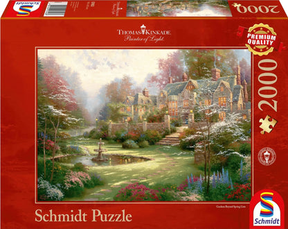 Pusle "Gardens Beyond Spring Gate" 2000-w008 WHSX Jigsaw Puzzles-Brain Games OÜ