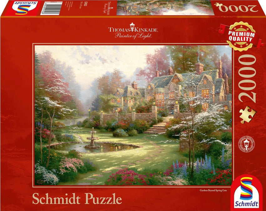 Pusle "Gardens Beyond Spring Gate" 2000-w008 WHSX Jigsaw Puzzles-Brain Games OÜ