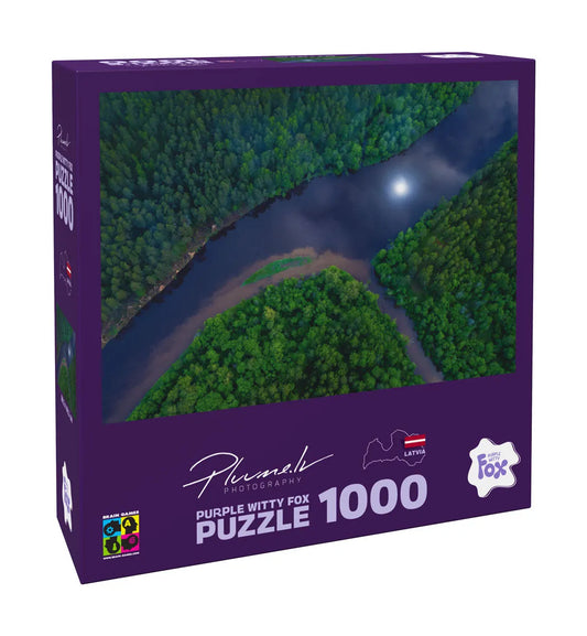 Pusle "Gauja National Park, Latvia. River" 1000 tk-w108 WHS Jigsaw Puzzles-Brain Games OÜ