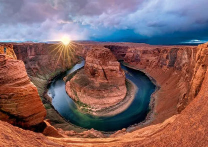 Pusle "Glen Canyon, Horseshoe Bend on the Color" 1000 tk-w008 WHSX Jigsaw Puzzles-Brain Games OÜ