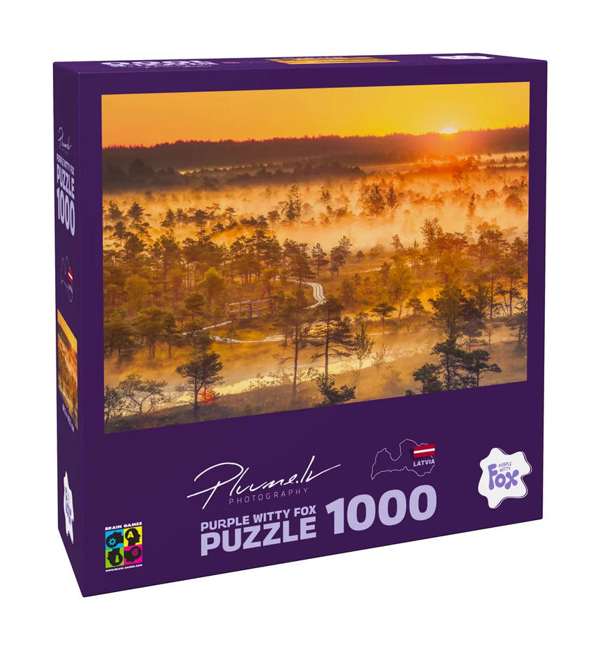 Pusle "Great Kemeru Bog, Latvia" 1000 tk-w108 WHS Jigsaw Puzzles-Brain Games OÜ