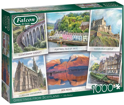 Pusle "Greetings from Scotland" 1000 tk-108 Jigsaw Puzzles-Brain Games OÜ