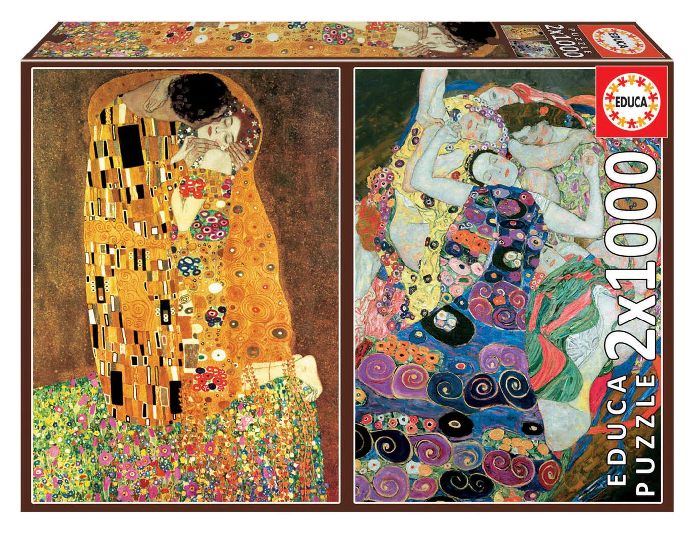 Pusle "Gustav Klimt" 2x1000 tk-w008 WHSX Jigsaw Puzzles-Brain Games OÜ