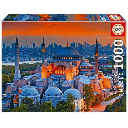 Pusle "Hagia Sophia, Istanbul" 1000 tk-w008 WHSX Jigsaw Puzzles-Brain Games OÜ