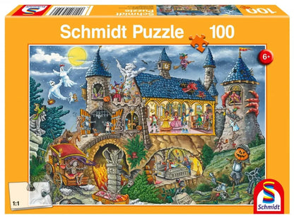 Pusle "Haunted castle" 100 tk-w008 WHSX Jigsaw Puzzles-Brain Games OÜ