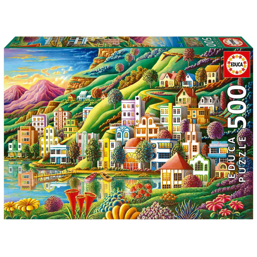 Pusle "Hidden Harbor" 500 tk-w008 WHSX Jigsaw Puzzles-Brain Games OÜ