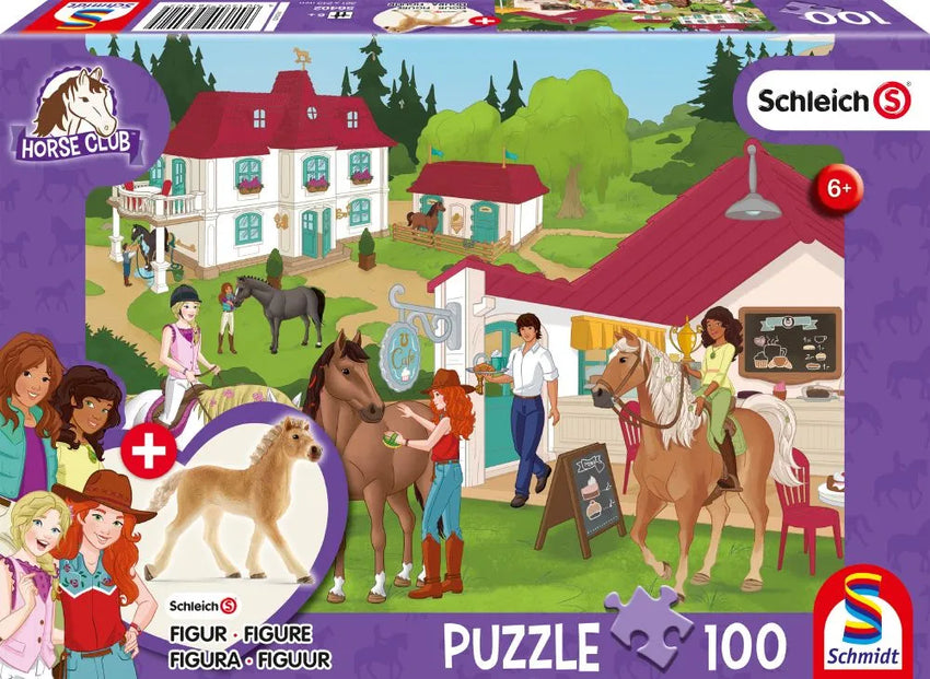 Pusle "Horse Club, At the equestrian farm" 100 tk-w008 WHSX Jigsaw Puzzles-Brain Games OÜ