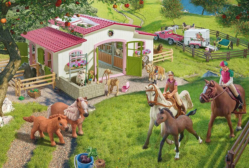 Pusle "Horse Ride Into The Countryside" 100 tk-w008 WHSX Jigsaw Puzzles-Brain Games OÜ