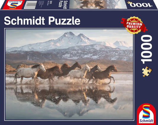Pusle "Horses in Cappadocia" 1000 tk-w008 WHSX Jigsaw Puzzles-Brain Games OÜ