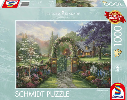 Pusle "Hummingbird Cottage" 1000 tk-w008 WHSX Jigsaw Puzzles-Brain Games OÜ