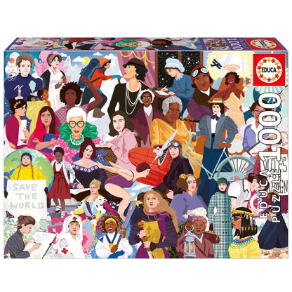 Pusle "Iconic Women" 1000 tk-W008 - Jigsaw Puzzles-Brain Games OÜ