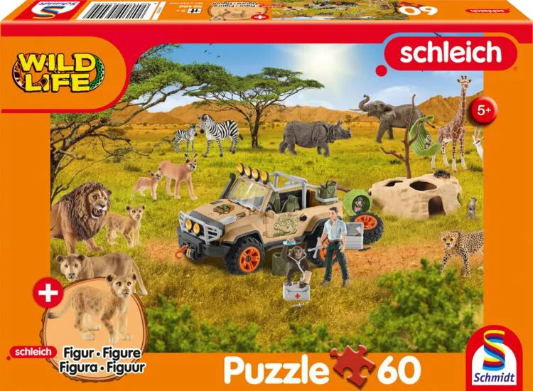 Pusle "In the Savannah" 60 tk-w008 WHSX Jigsaw Puzzles-Brain Games OÜ