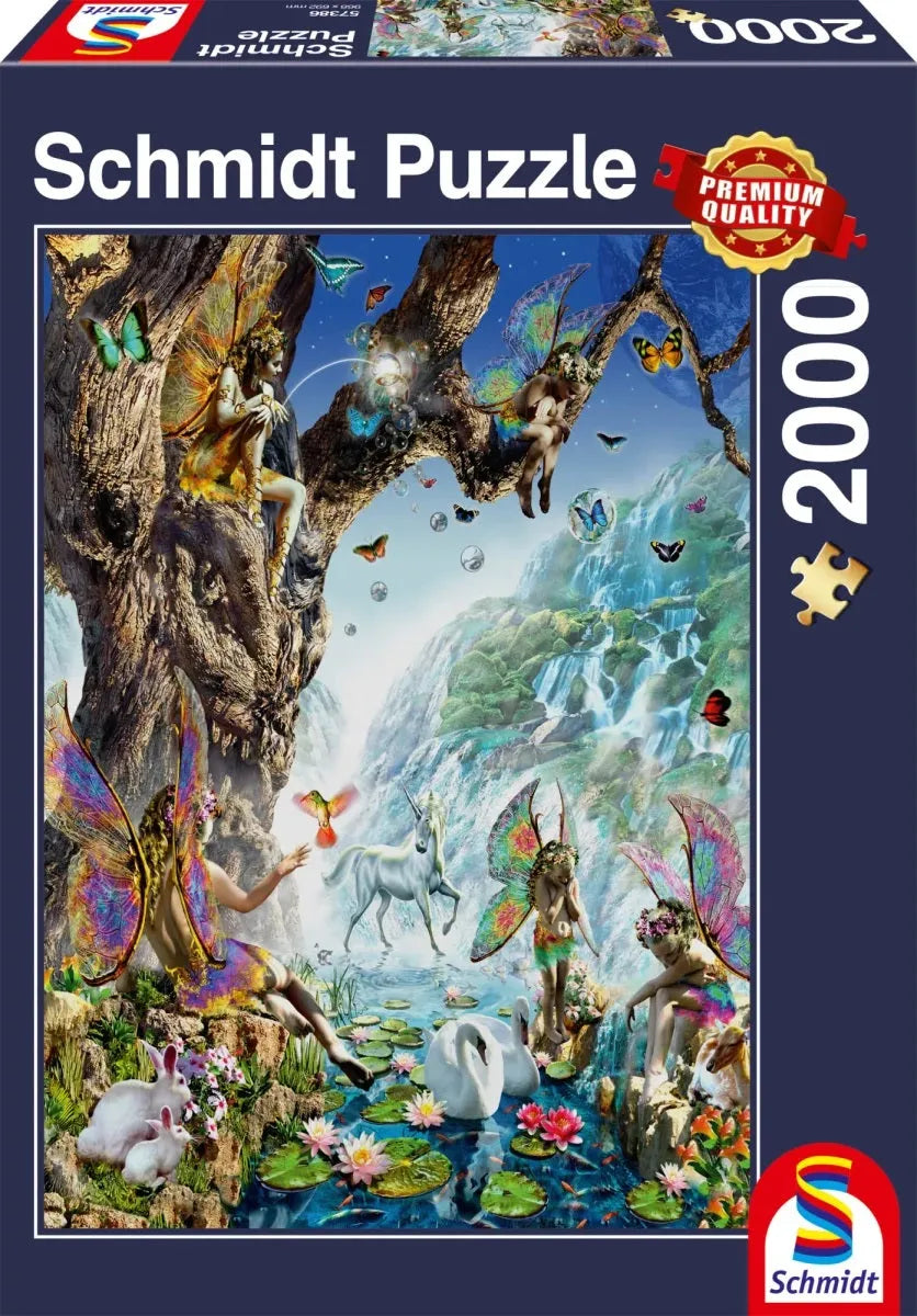 Pusle "In the Valley of the Water Fairies" 2000 tk-w008 WHSX Jigsaw Puzzles-Brain Games OÜ
