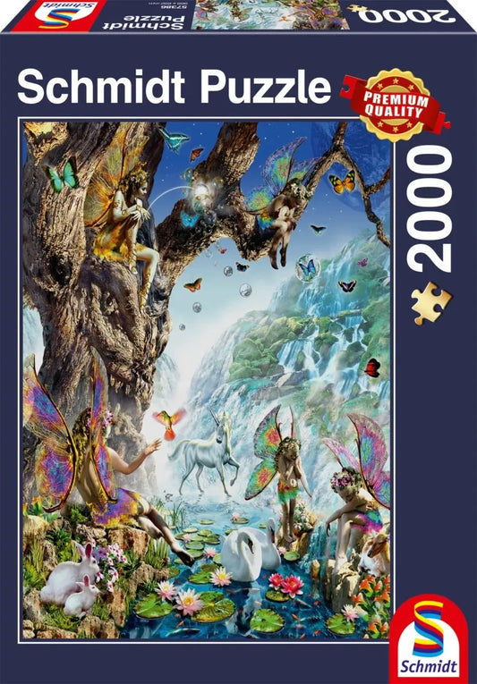 Pusle "In the Valley of the Water Fairies" 2000 tk-w008 WHSX Jigsaw Puzzles-Brain Games OÜ