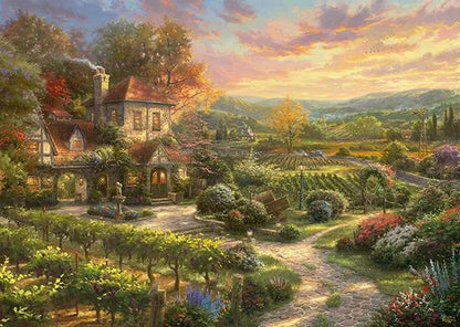 Pusle "In the Vineyards" 2000 tk-w008 WHSX Jigsaw Puzzles-Brain Games OÜ